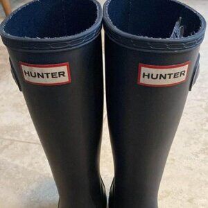 Kids Hunter Boots Navy Blue
